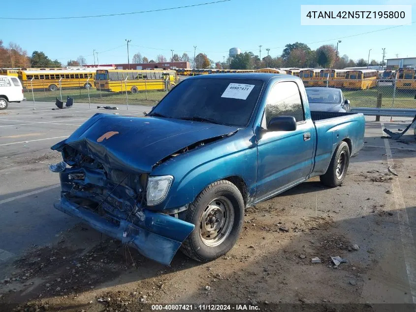 1996 Toyota Tacoma VIN: 4TANL42N5TZ195800 Lot: 40807421