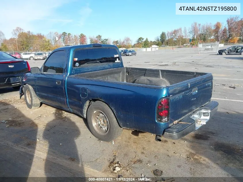 1996 Toyota Tacoma VIN: 4TANL42N5TZ195800 Lot: 40807421