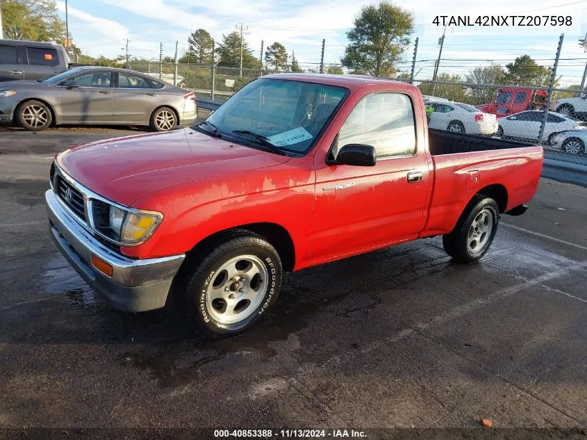 1996 Toyota Tacoma VIN: 4TANL42NXTZ207598 Lot: 40853388