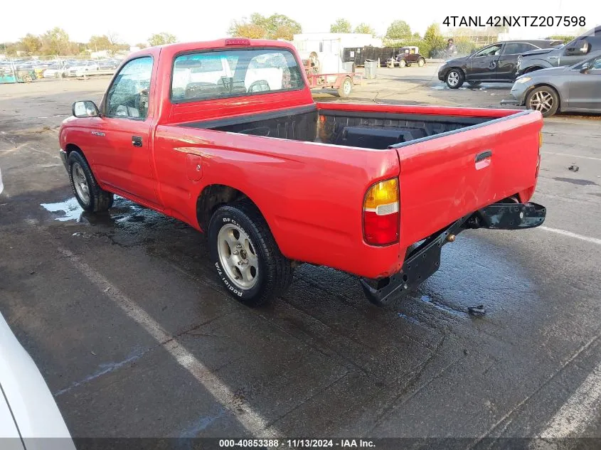 1996 Toyota Tacoma VIN: 4TANL42NXTZ207598 Lot: 40853388