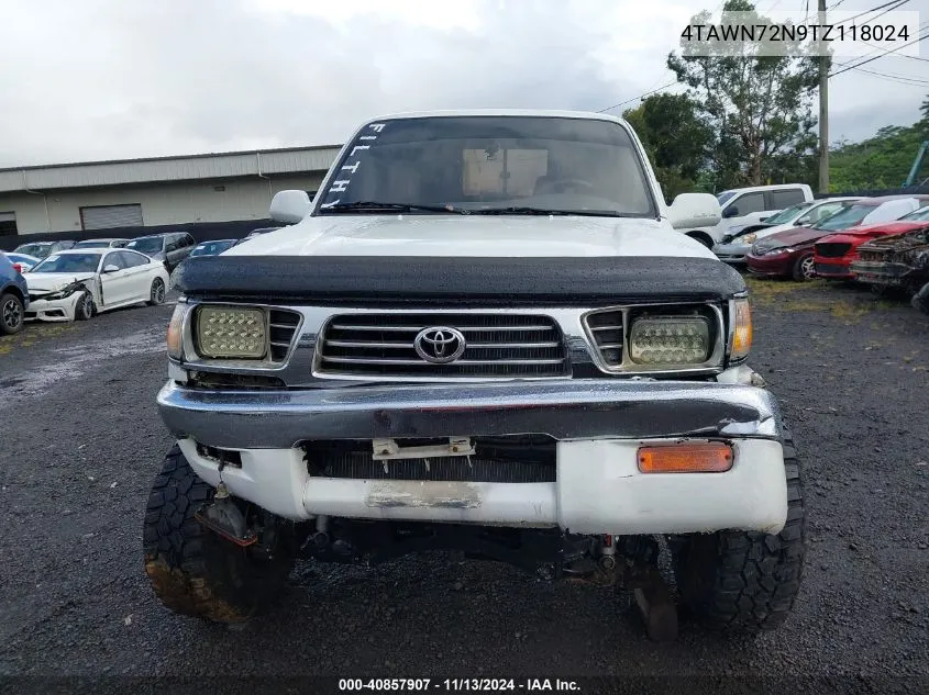 1996 Toyota Tacoma Xtracab VIN: 4TAWN72N9TZ118024 Lot: 40857907