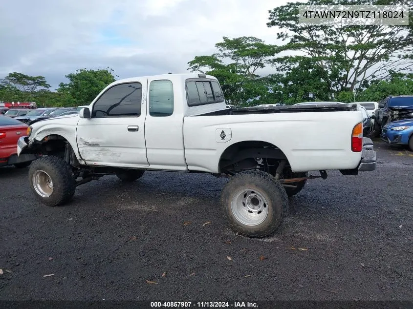 1996 Toyota Tacoma Xtracab VIN: 4TAWN72N9TZ118024 Lot: 40857907