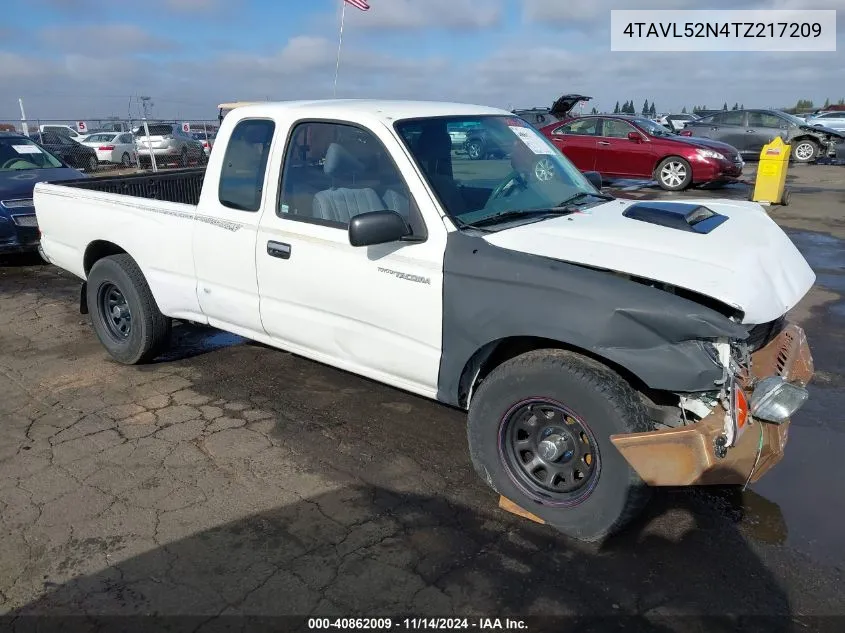 1996 Toyota Tacoma Xtracab VIN: 4TAVL52N4TZ217209 Lot: 40862009