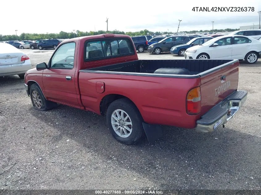 1997 Toyota Tacoma VIN: 4TANL42NXVZ326378 Lot: 40277688