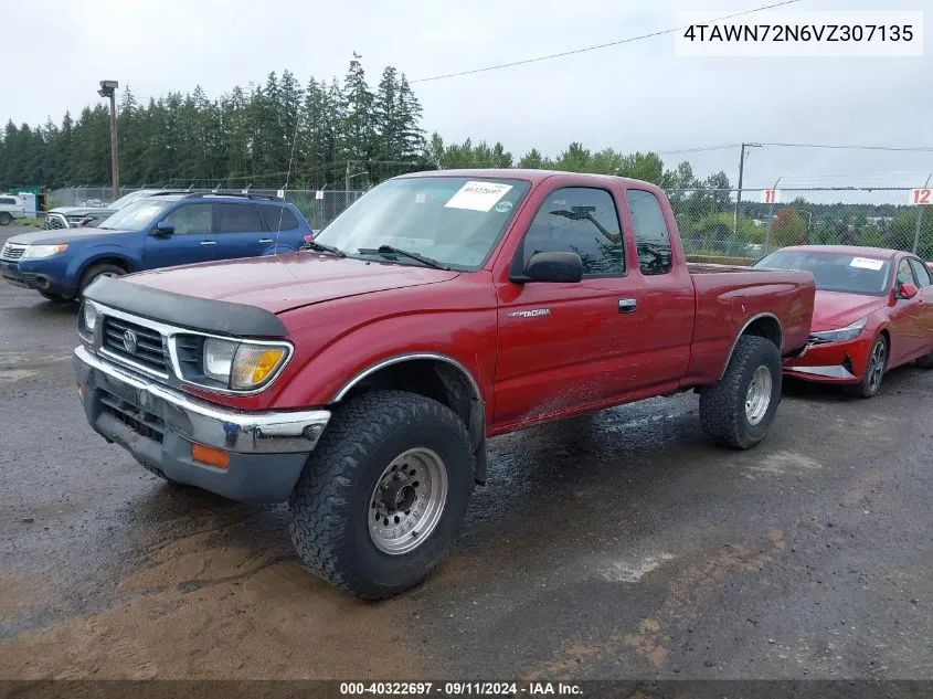 1997 Toyota Tacoma Xtracab VIN: 4TAWN72N6VZ307135 Lot: 40322697