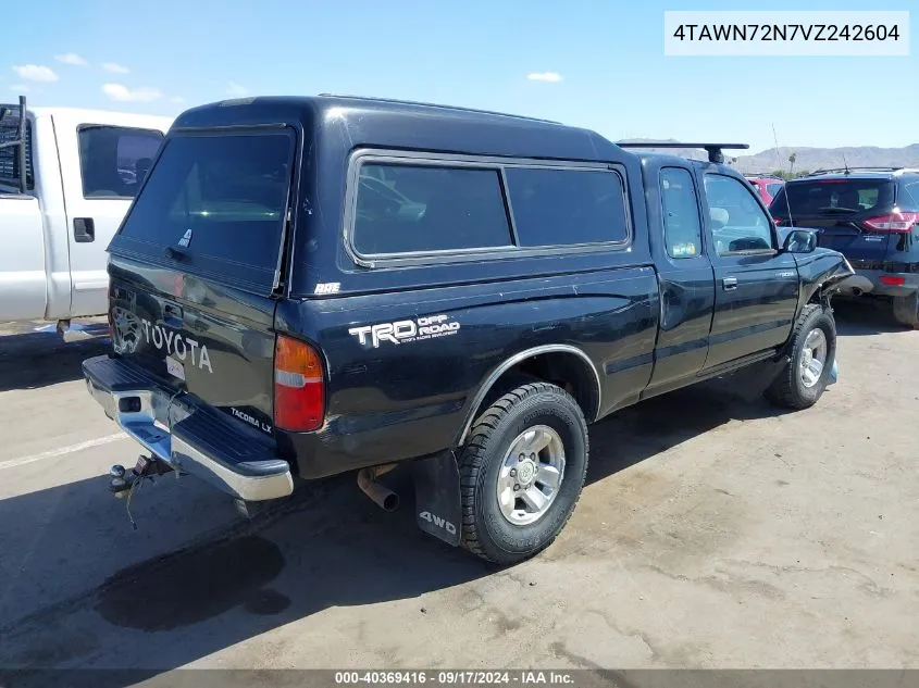 1997 Toyota Tacoma Base V6 VIN: 4TAWN72N7VZ242604 Lot: 40369416