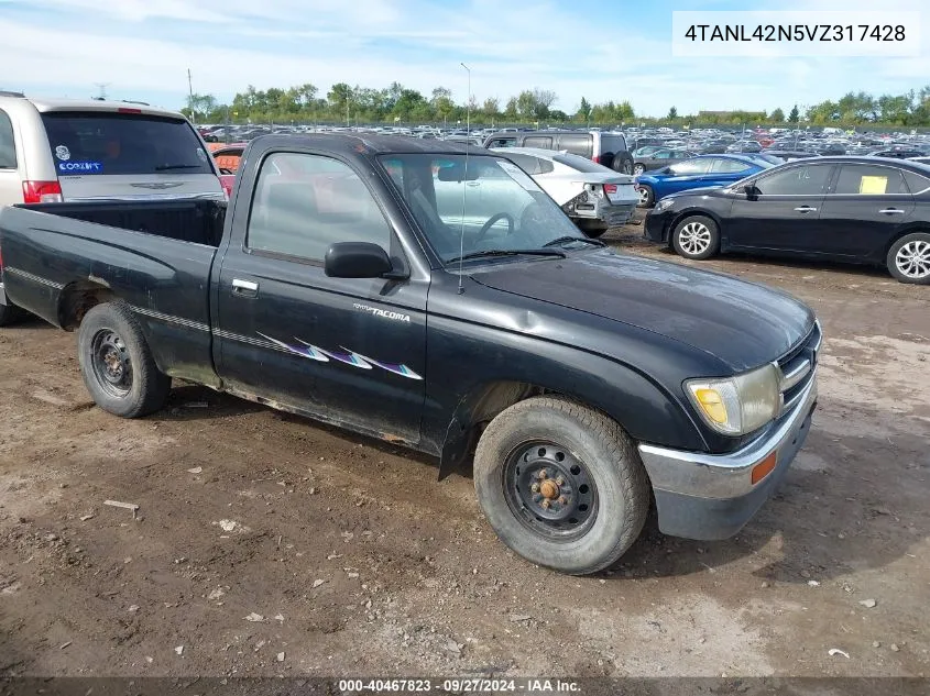 1997 Toyota Tacoma VIN: 4TANL42N5VZ317428 Lot: 40467823