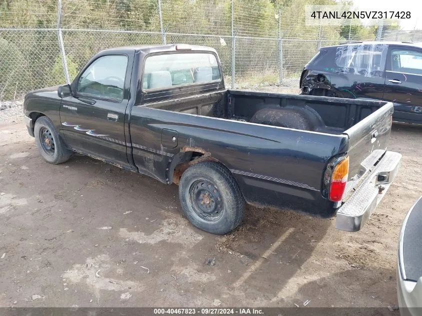 1997 Toyota Tacoma VIN: 4TANL42N5VZ317428 Lot: 40467823