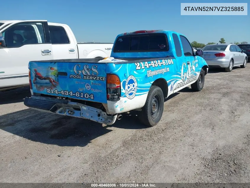 1997 Toyota Tacoma Xtracab VIN: 4TAVN52N7VZ325885 Lot: 40468006