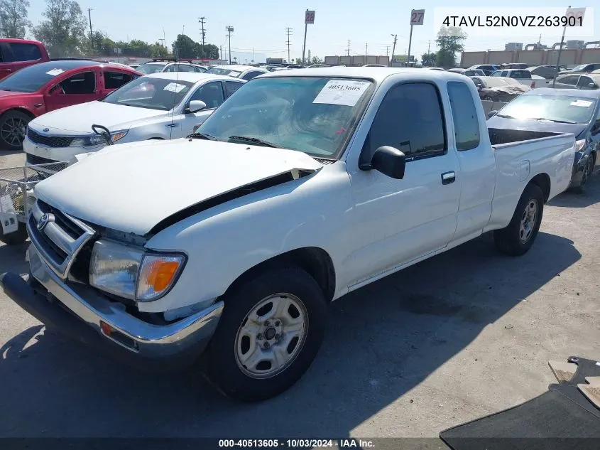 1997 Toyota Tacoma VIN: 4TAVL52N0VZ263901 Lot: 40513605