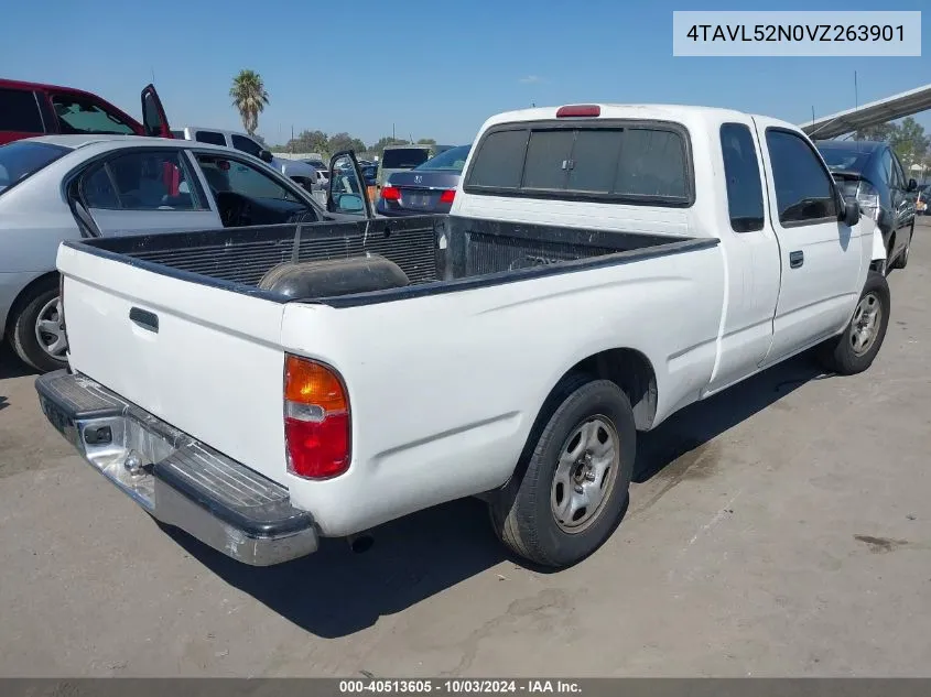 1997 Toyota Tacoma VIN: 4TAVL52N0VZ263901 Lot: 40513605