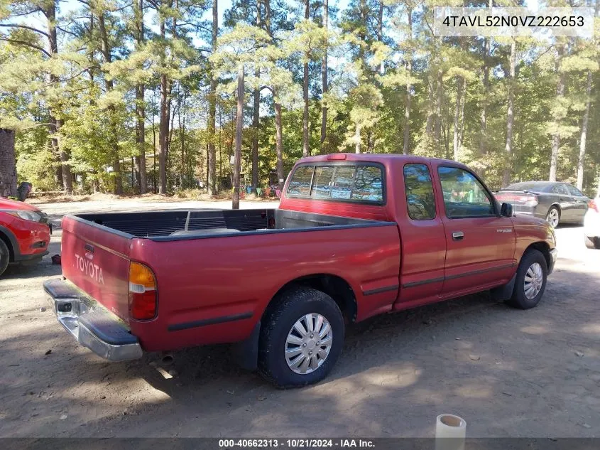 1997 Toyota Tacoma VIN: 4TAVL52N0VZ222653 Lot: 40662313