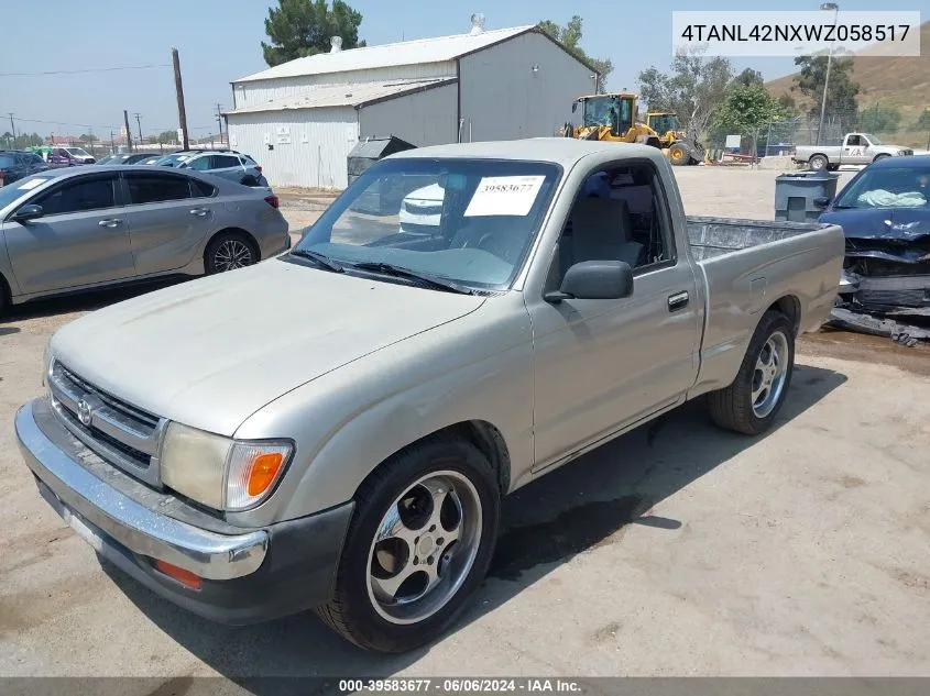 1998 Toyota Tacoma VIN: 4TANL42NXWZ058517 Lot: 39583677