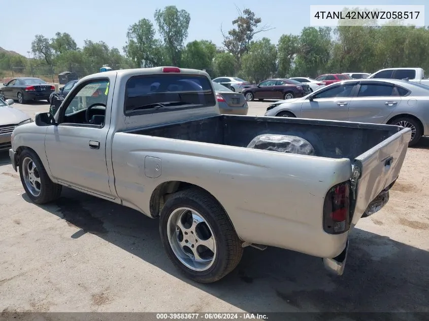 4TANL42NXWZ058517 1998 Toyota Tacoma