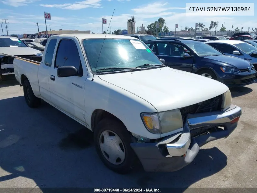 4TAVL52N7WZ136984 1998 Toyota Tacoma