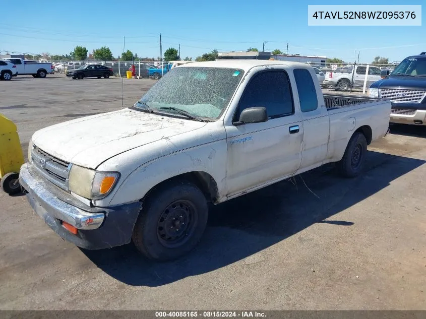 1998 Toyota Tacoma VIN: 4TAVL52N8WZ095376 Lot: 40085165