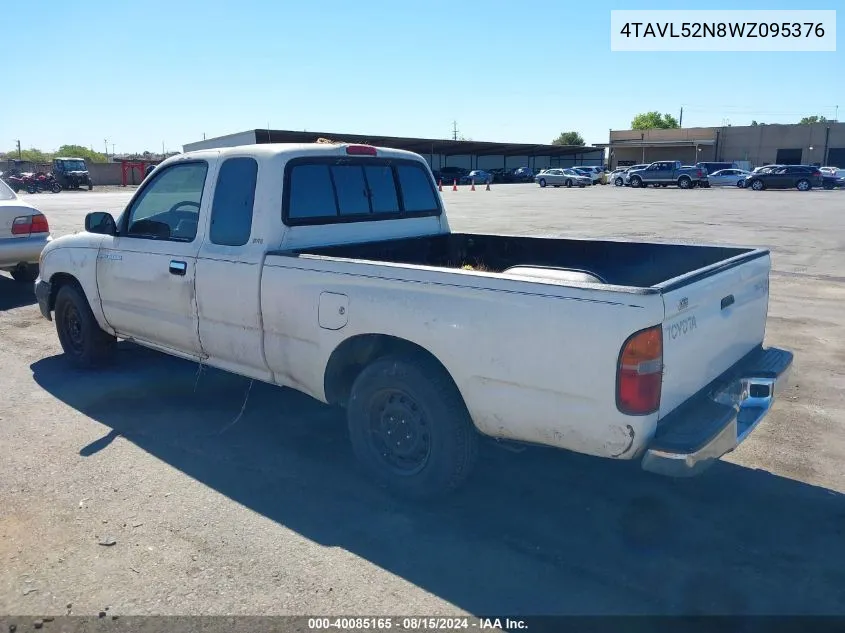 1998 Toyota Tacoma VIN: 4TAVL52N8WZ095376 Lot: 40085165