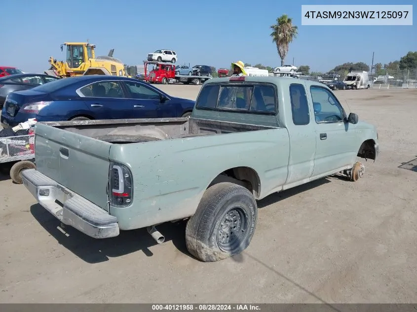 1998 Toyota Tacoma Prerunner VIN: 4TASM92N3WZ125097 Lot: 40121958