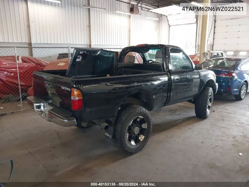 4TAPM62N6WZ022521 1998 Toyota Tacoma