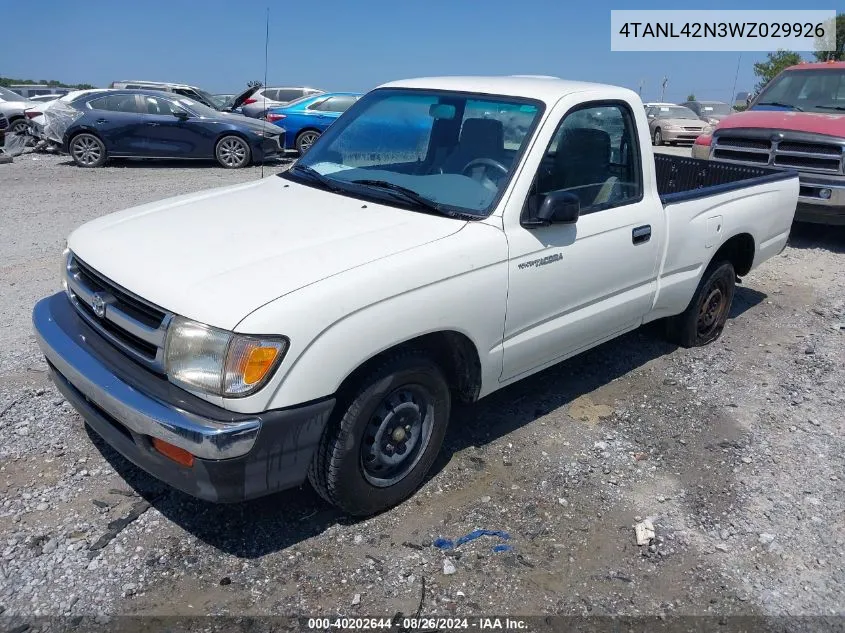 4TANL42N3WZ029926 1998 Toyota Tacoma