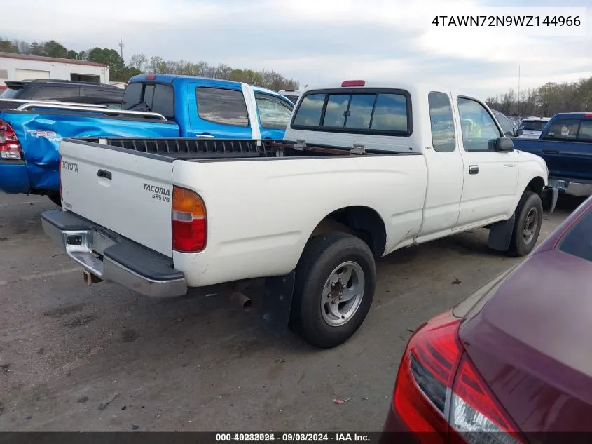 4TAWN72N9WZ144966 1998 Toyota Tacoma Base V6