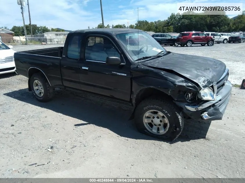 1998 Toyota Tacoma Base V6 VIN: 4TAWN72N3WZ085736 Lot: 40248844