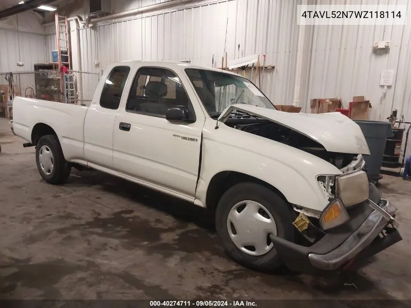 4TAVL52N7WZ118114 1998 Toyota Tacoma