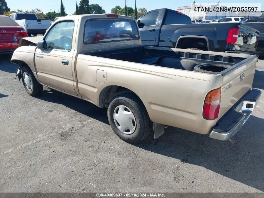 1998 Toyota Tacoma VIN: 4TANL42N8WZ055597 Lot: 40309637