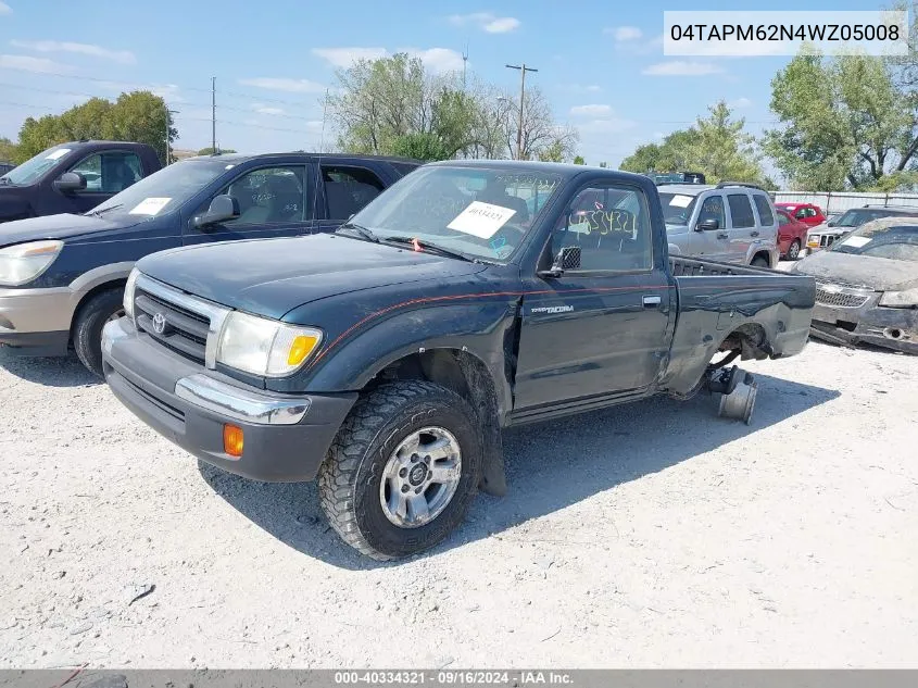 1998 Toyota Tacoma VIN: 04TAPM62N4WZ05008 Lot: 40334321