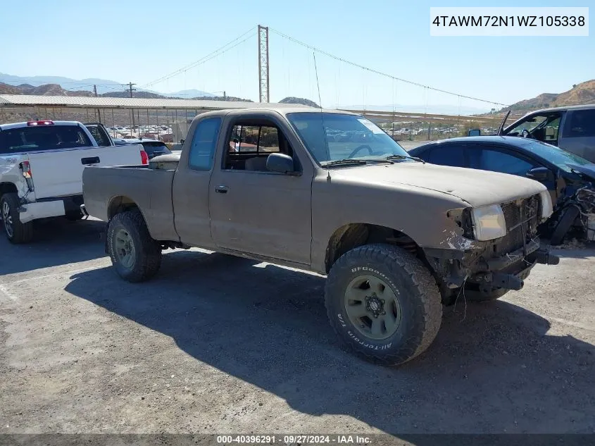 1998 Toyota Tacoma VIN: 4TAWM72N1WZ105338 Lot: 40396291