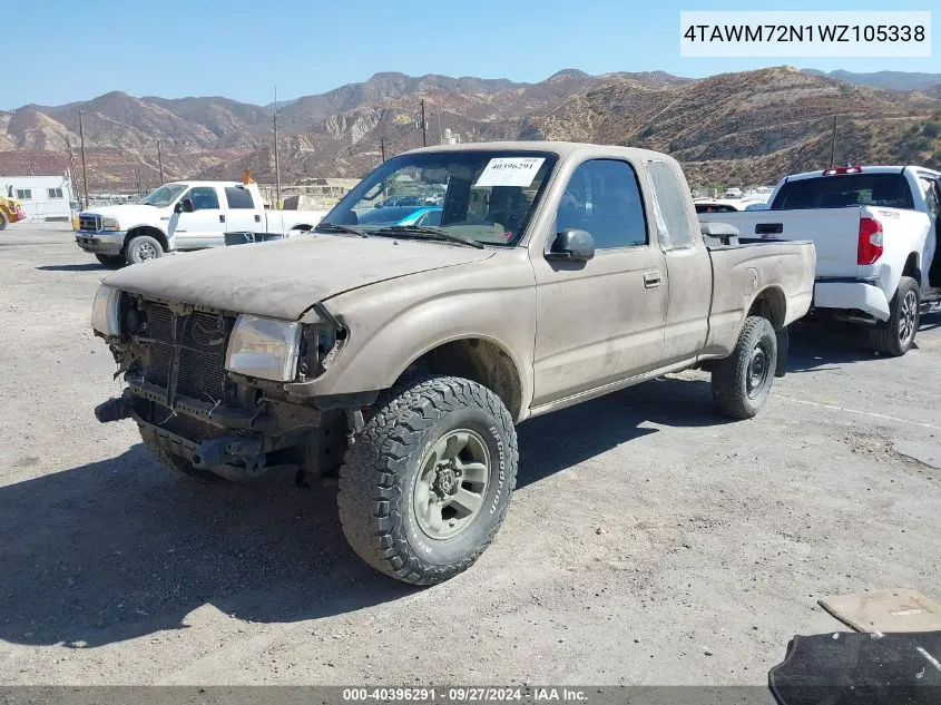 1998 Toyota Tacoma VIN: 4TAWM72N1WZ105338 Lot: 40396291