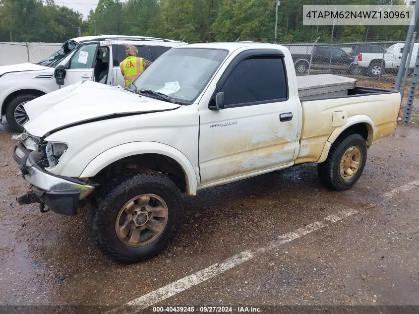 4TAPM62N4WZ130961 1998 Toyota Tacoma