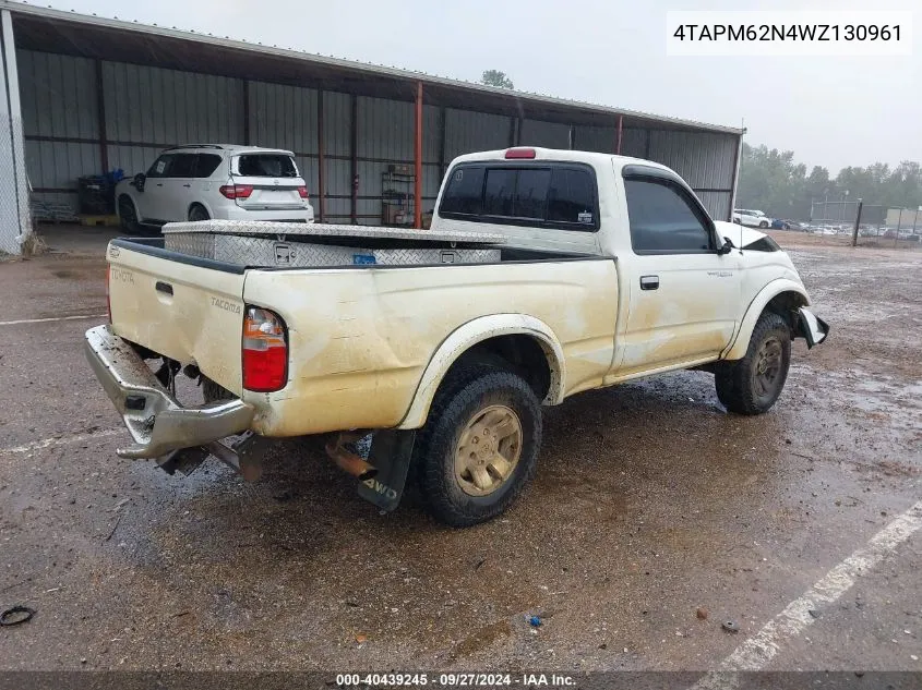 4TAPM62N4WZ130961 1998 Toyota Tacoma