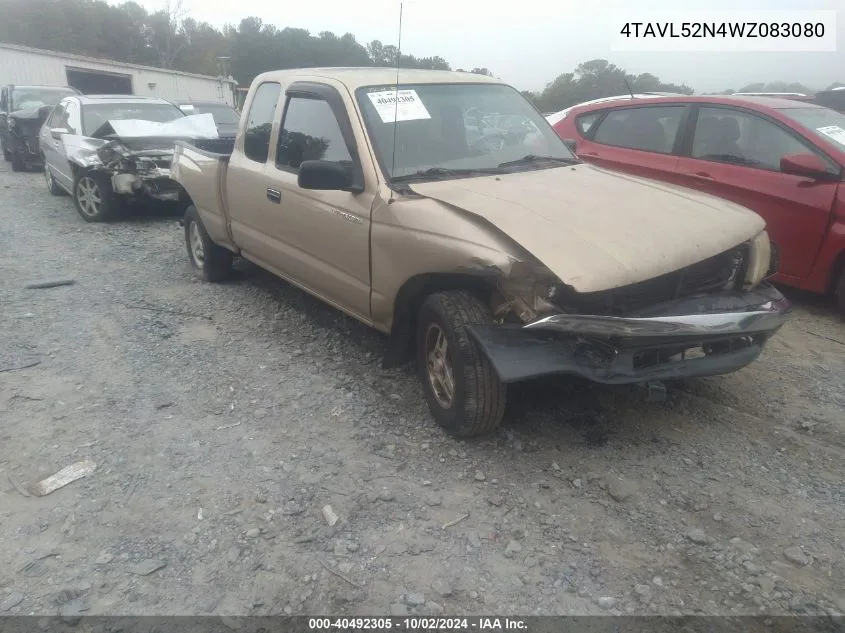 1998 Toyota Tacoma VIN: 4TAVL52N4WZ083080 Lot: 40492305