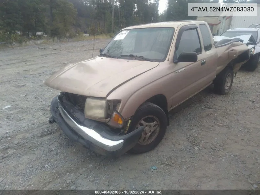 1998 Toyota Tacoma VIN: 4TAVL52N4WZ083080 Lot: 40492305