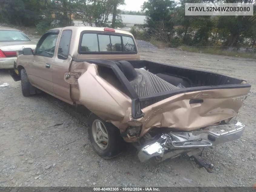 1998 Toyota Tacoma VIN: 4TAVL52N4WZ083080 Lot: 40492305