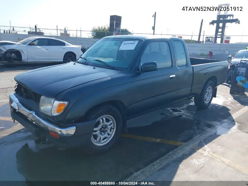 4TAVN52N3WZ051912 1998 Toyota Tacoma Base V6