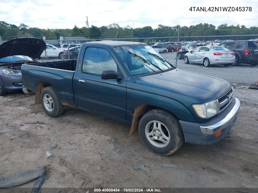 1998 Toyota Tacoma VIN: 4TANL42N1WZ045378 Lot: 40509454