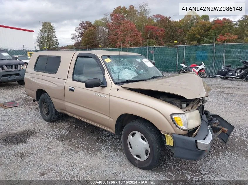 1998 Toyota Tacoma VIN: 4TANL42N2WZ086148 Lot: 40581766