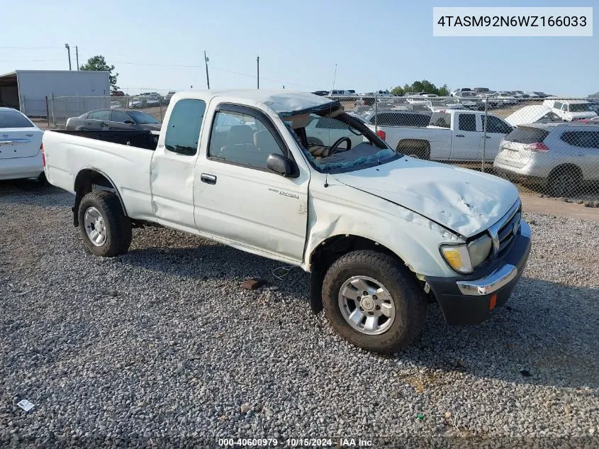 1998 Toyota Tacoma Prerunner VIN: 4TASM92N6WZ166033 Lot: 40600979