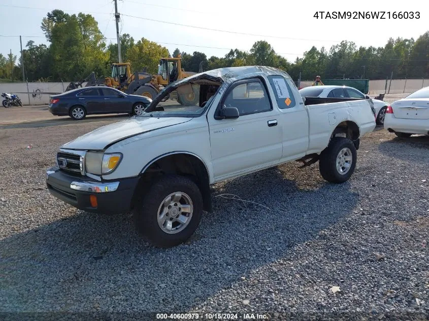 1998 Toyota Tacoma Prerunner VIN: 4TASM92N6WZ166033 Lot: 40600979