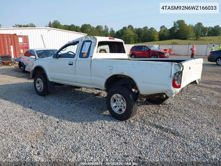 1998 Toyota Tacoma Prerunner VIN: 4TASM92N6WZ166033 Lot: 40600979