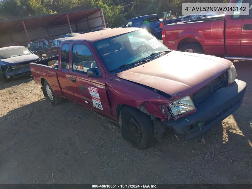 1998 Toyota Tacoma VIN: 4TAVL52N9WZ043142 Lot: 40610651