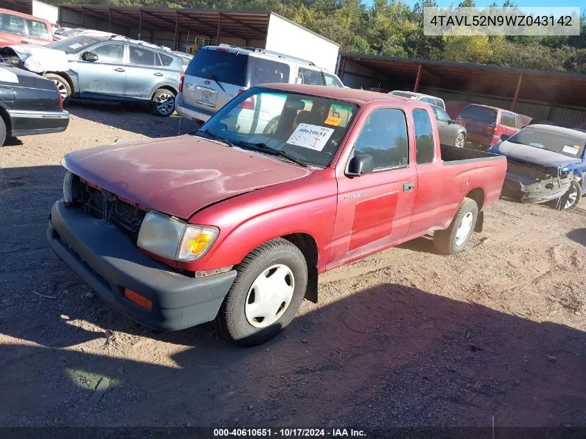 1998 Toyota Tacoma VIN: 4TAVL52N9WZ043142 Lot: 40610651