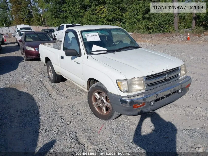 1998 Toyota Tacoma VIN: 4TANL42N8WZ152069 Lot: 40613969