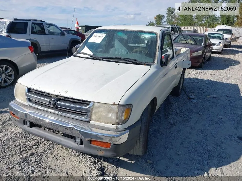 1998 Toyota Tacoma VIN: 4TANL42N8WZ152069 Lot: 40613969