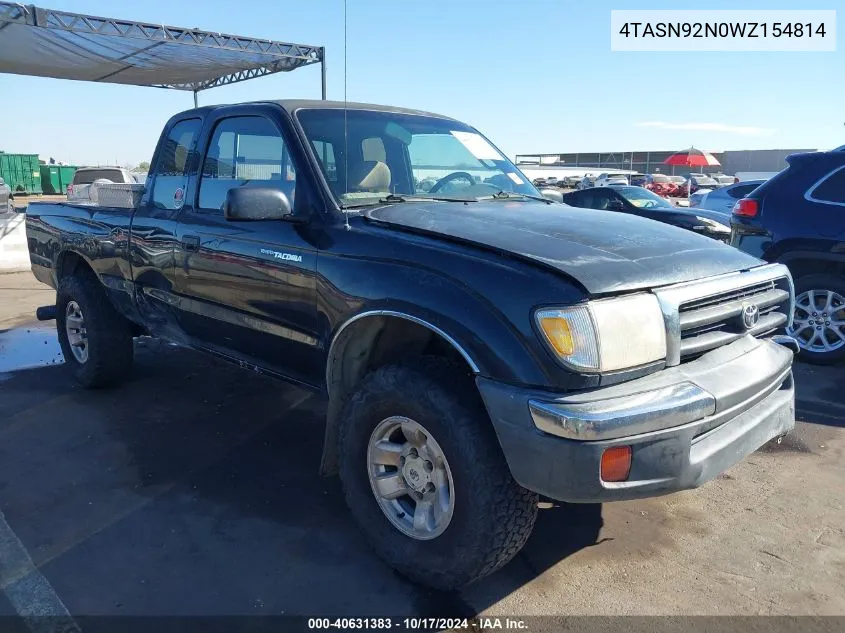 1998 Toyota Tacoma Prerunner V6 VIN: 4TASN92N0WZ154814 Lot: 40631383