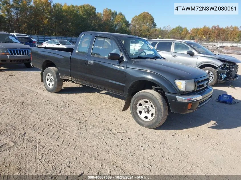 1998 Toyota Tacoma VIN: 4TAWM72N3WZ030061 Lot: 40667569