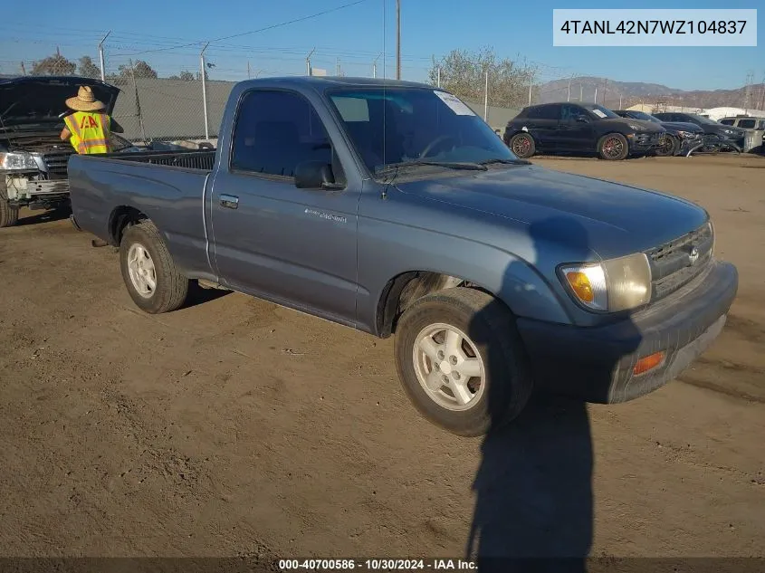 1998 Toyota Tacoma VIN: 4TANL42N7WZ104837 Lot: 40700586