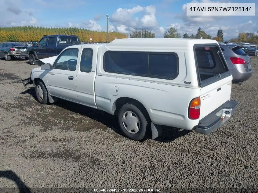 1998 Toyota Tacoma VIN: 4TAVL52N7WZ125144 Lot: 40724492